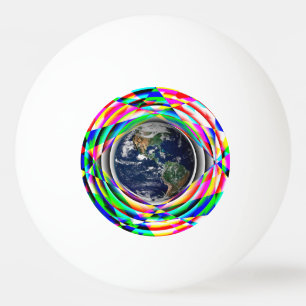 Earth Vibes by Kenneth Yoncich Ping Pong Ball