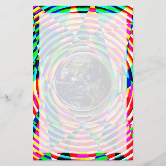 Earth Vibes by Kenneth Yoncich Stationery (Front)