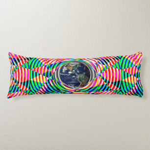 Earth Vibes (H) by Kenneth Yoncich Body Cushion