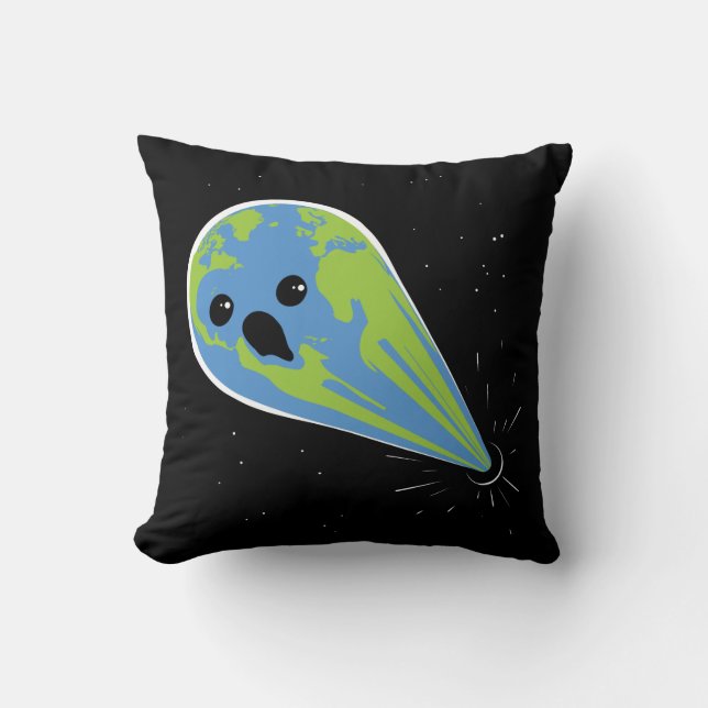 Earth Vs. Black Hole Cushion (Front)