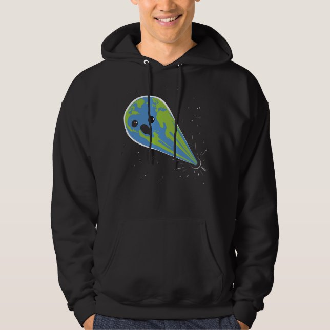 Earth Vs. Black Hole Hoodie (Front)