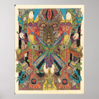 Earth Walk Allower (Footsteps on the Mother) Poster