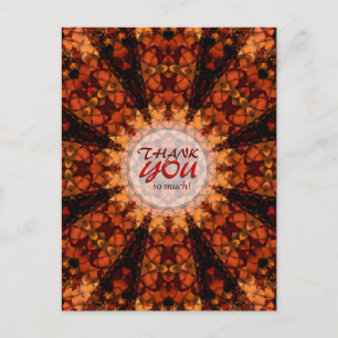 Earth Weave Shine Thank You Postcard