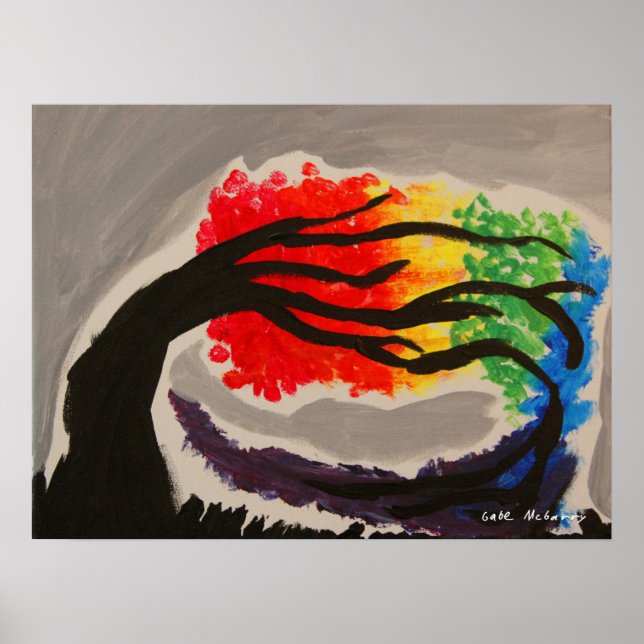 Earth, Wind & Fire - a Gabriel McGarry Poster (Front)