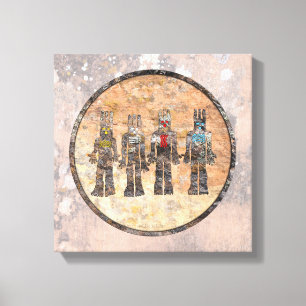 Earth Wind Fire and Water Canvas Print