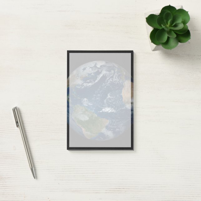 Earth With Clouds And Sea Ice Post-it Notes (Office)