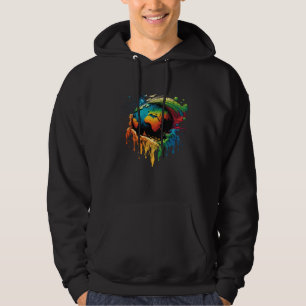 Earth Without Is Just Eh Painting Artist Pun Teach Hoodie