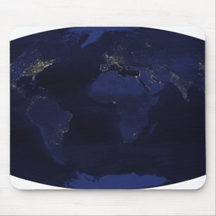 EarthÃ¯Â¿Â½s human-generated nighttime light Mouse Pad