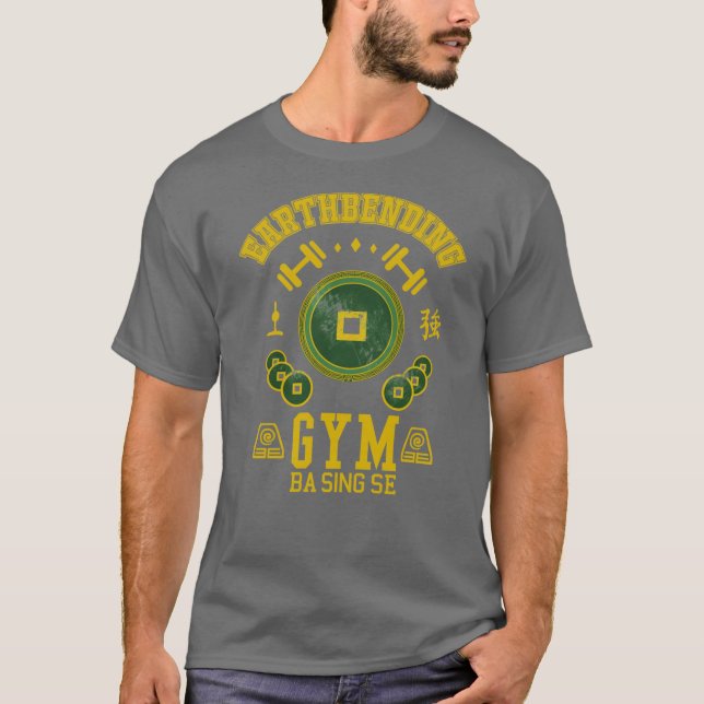 Earthbending Gym T-Shirt (Front)