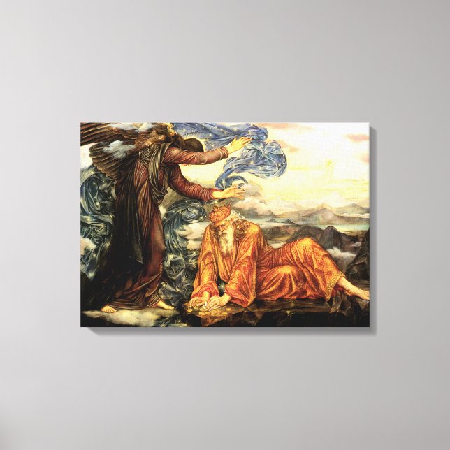 Earthbound by Evelyn De Morgan, Victorian Art Canvas Print (Front)