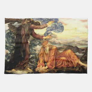 Earthbound by Evelyn De Morgan, Victorian Art Tea Towel