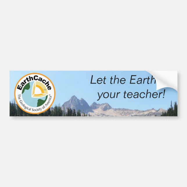 EarthCache Bumper Sticker (Front)
