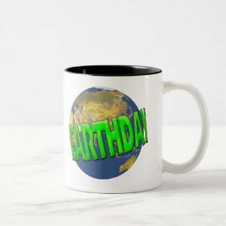 Earthday T Shirts and Gifts Two-Tone Coffee Mug