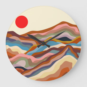 Earthen Majesty Large Clock
