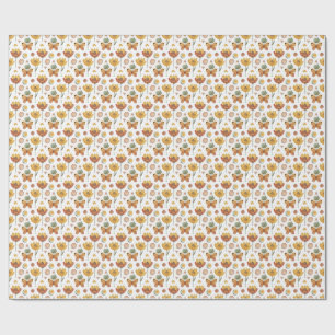 Earthen Petals & Wings Wrapping Paper