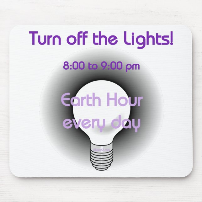 EarthHour4 Mouse Pad (Front)