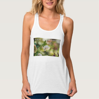 Earthlight and Healing Japanese Flowers and Poetry Singlet