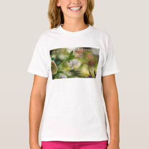 Earthlight and Healing Japanese Flowers and Poetry T-Shirt