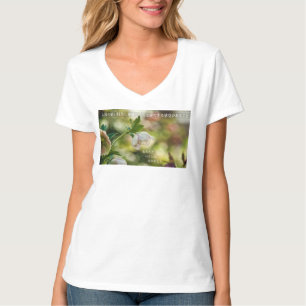 Earthlight and Healing Japanese Flowers and Poetry T-Shirt