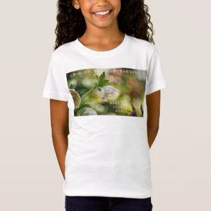 Earthlight and Healing Japanese Flowers and Poetry T-Shirt