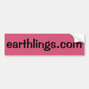Earthlings.com Bumper Sticker