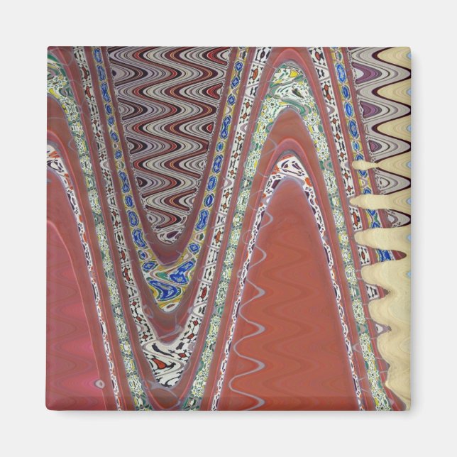 Earthly Abstract Magnet (Front)
