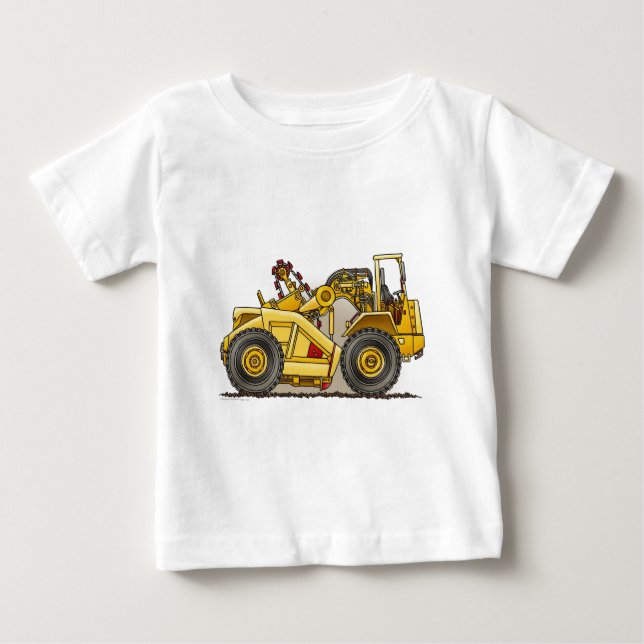 Earthmover Scraper Baby T-Shirt (Front)