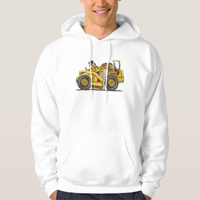 Earthmover Scraper Mens Hoodie (Front)