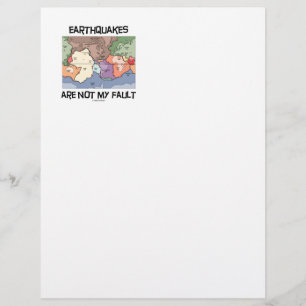 Earthquakes Are Not My Fault (Plate Tectonics)