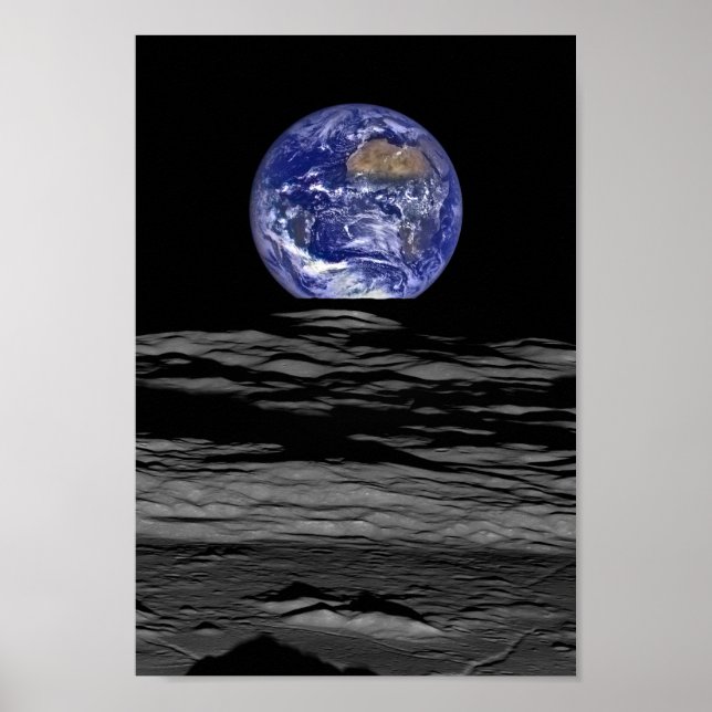 Earthrise As Seen From The Moon Poster (Front)