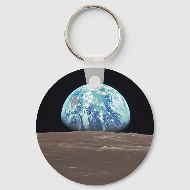 Earthrise from the Moon Key Ring (Front)