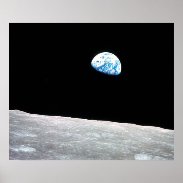 Earthrise - The Lunar Perspective Poster (Front)
