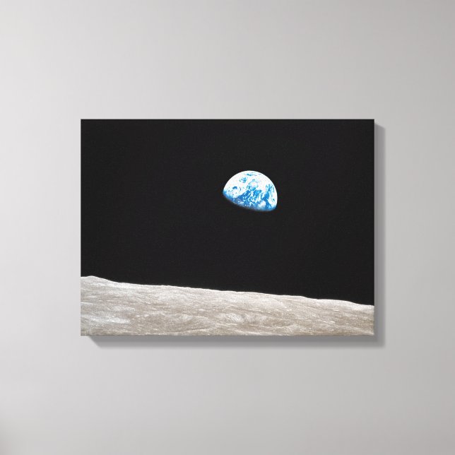 Earthrise William Anders Canvas Print (Front)