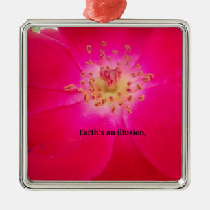 Earth's an Illusion Metal Tree Decoration