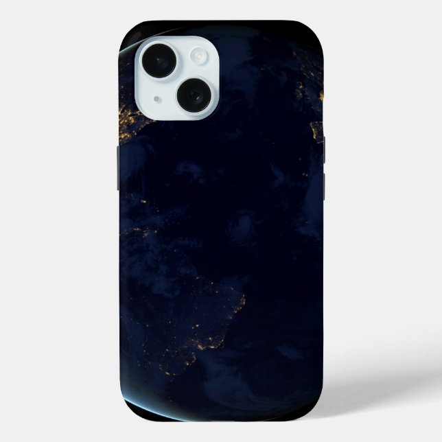 Earth's City Lights At Night Case-Mate iPhone Case (Back)