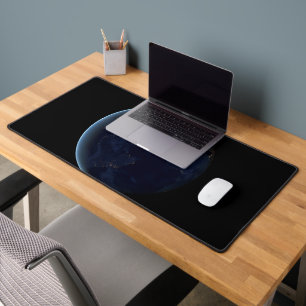 Earth's City Lights At Night Desk Mat