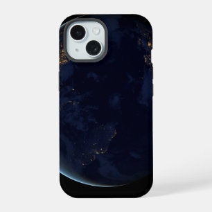Earth's City Lights At Night iPhone 15 Case