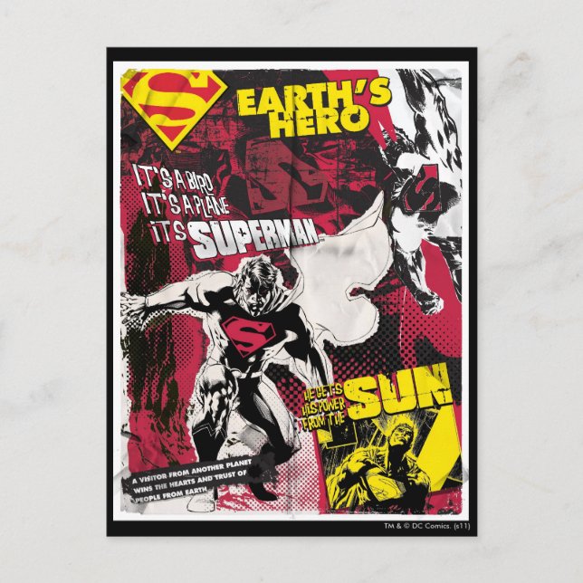 Earth's Hero Postcard (Front)
