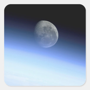 Earth's limb square sticker