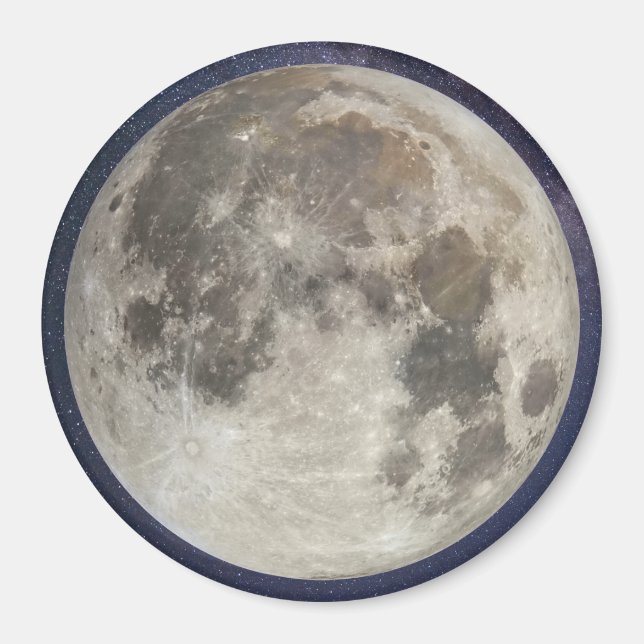 Earth's moon magnet (Front)