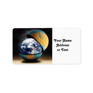 Earth's Protective Cover Label