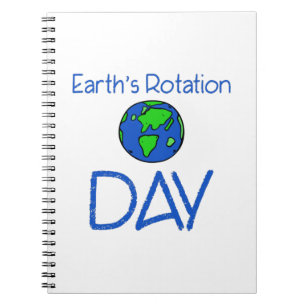 Earths Rotation Day Notebook