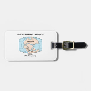 Earth's Shifting Landscape (Triassic) Luggage Tag