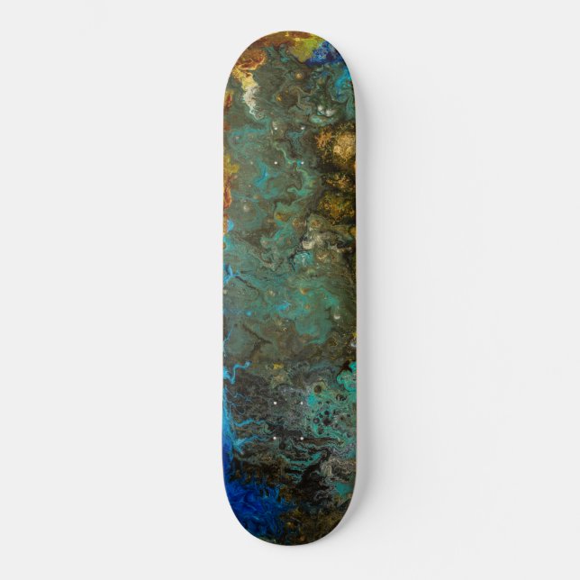 Earth's View from Space #1 Skateboard (Front)