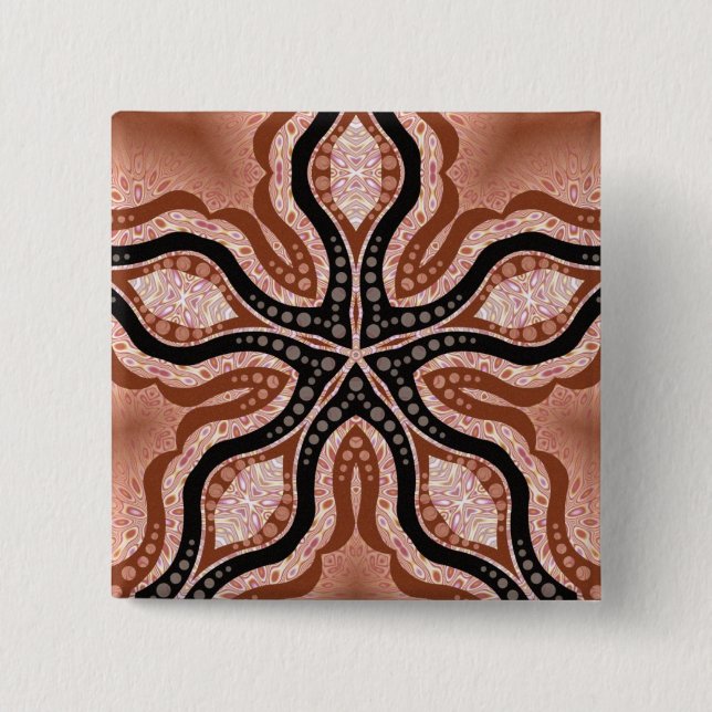 EarthStar #5 STAR Button (Front)