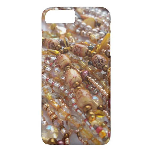 Earthtone Bead Print Case-Mate iPhone Case (Back)