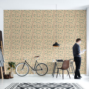 EARTHTONE FLORAL WALLPAPER