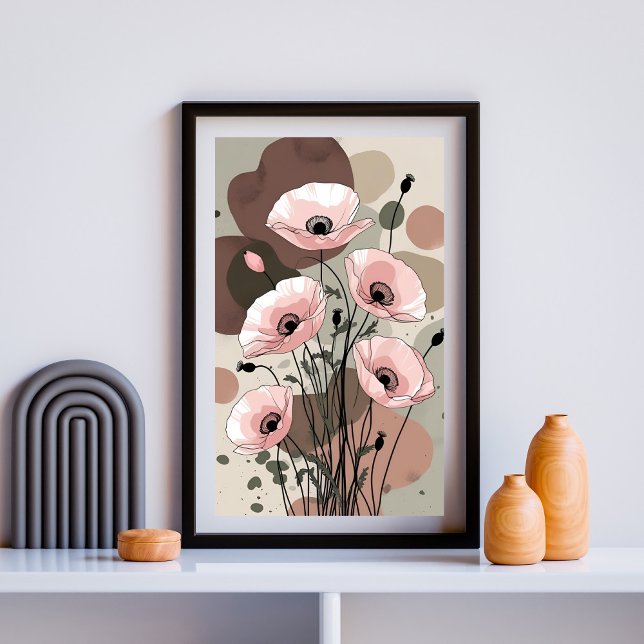 Earthtone Poppy Dreams Poster (Creator Uploaded)