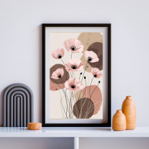 Earthtone Poppy Symphony