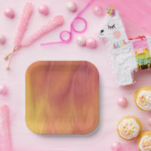 Earthtone Skies Paper Party Plates